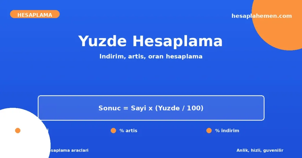 Yüzde Hesaplama