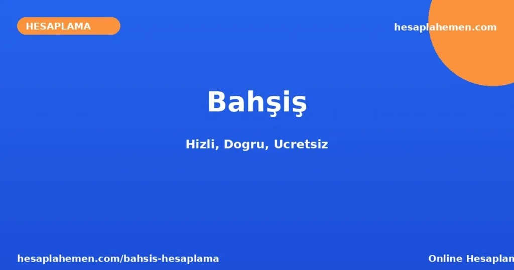 Bahşiş Hesaplama