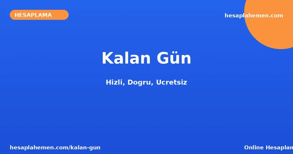 Kalan Gün