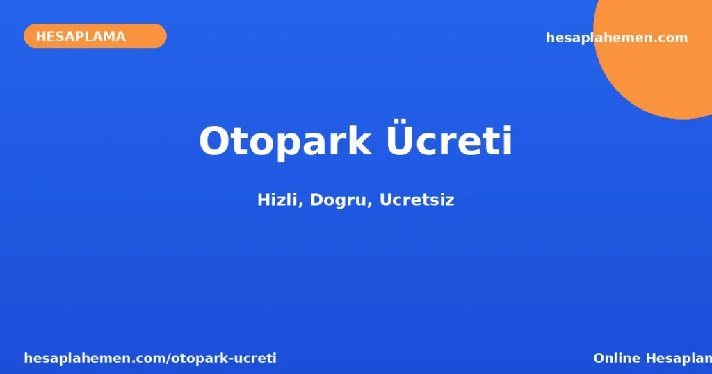 Otopark Ücreti