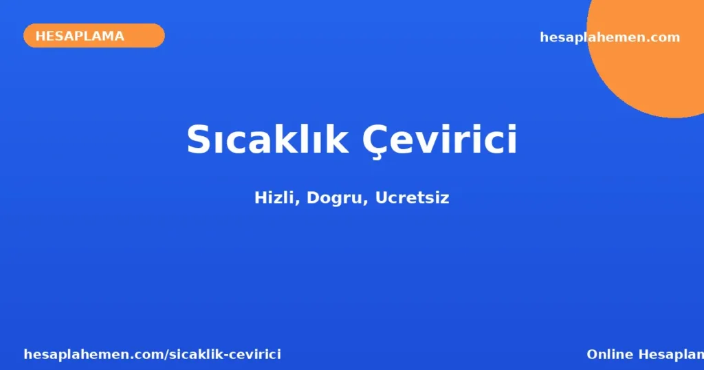 Sıcaklık Çevirici