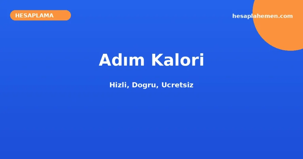 Adım Kalori